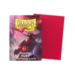 Dragon Shield Matte Japanese Size Sleeves "Fury" Red