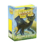 Dragon Shield Dual Matte Standard Sleeves Yellow/Silver